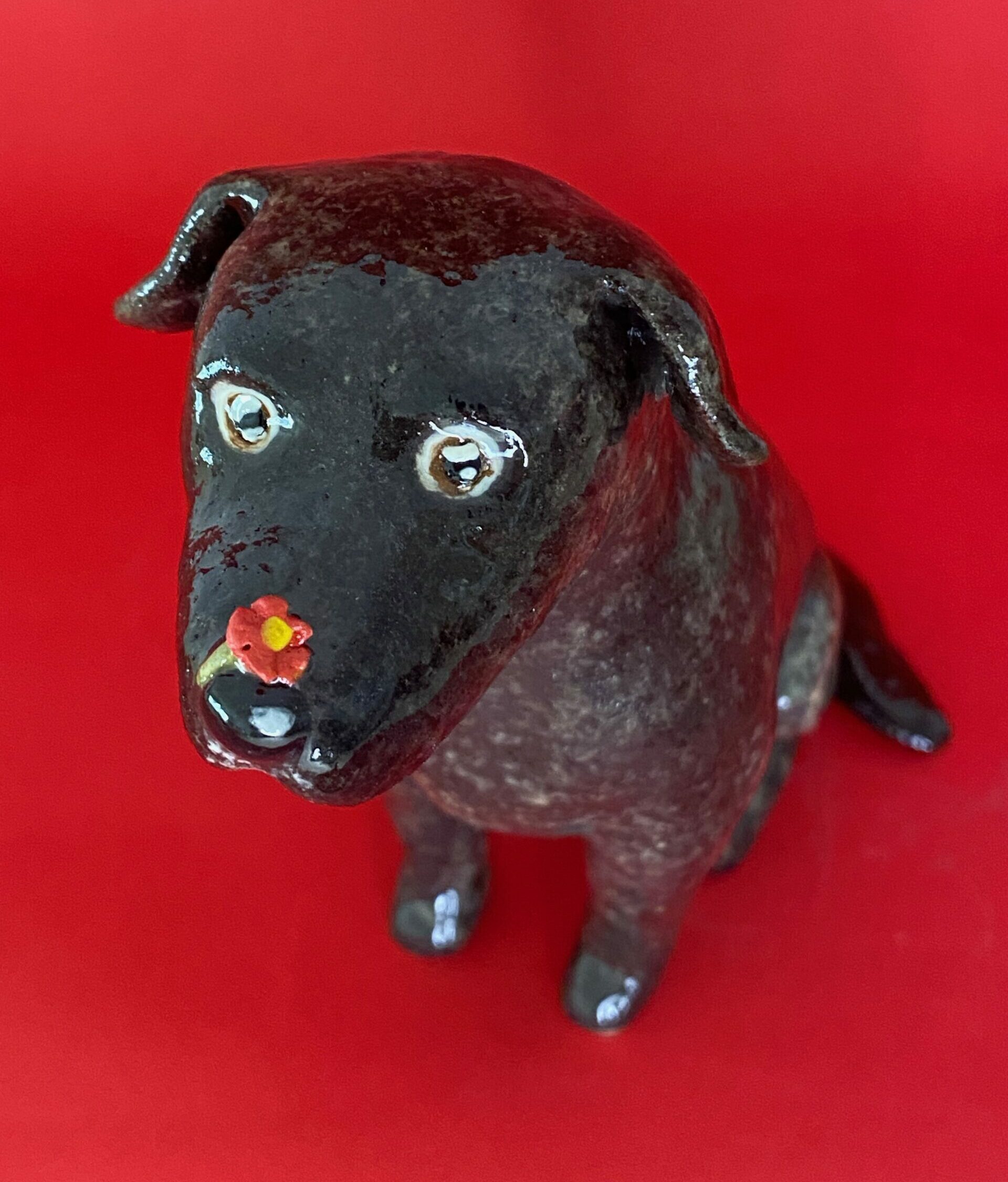 Chien en céramique personnalisable