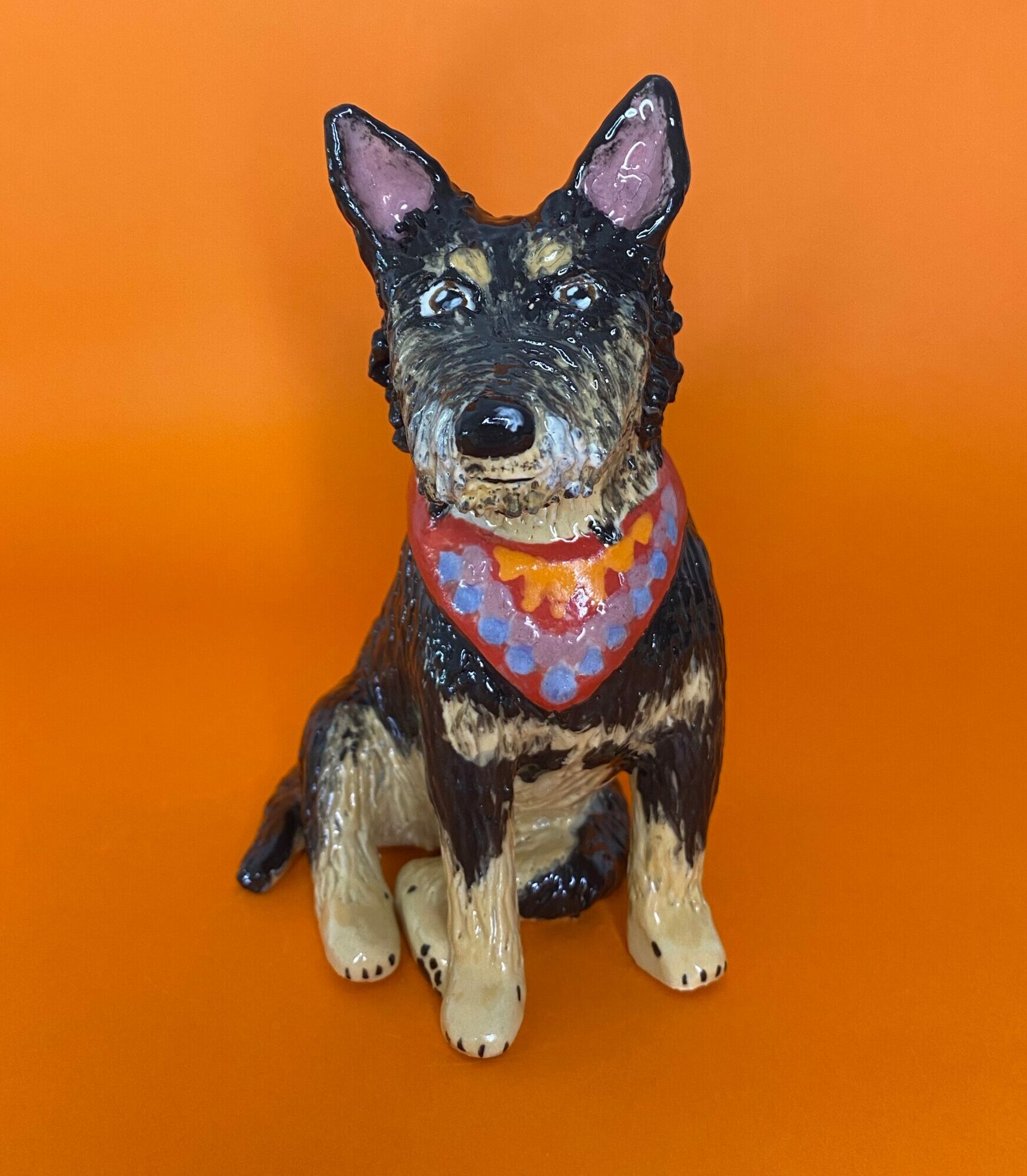 Chien en céramique personnalisable