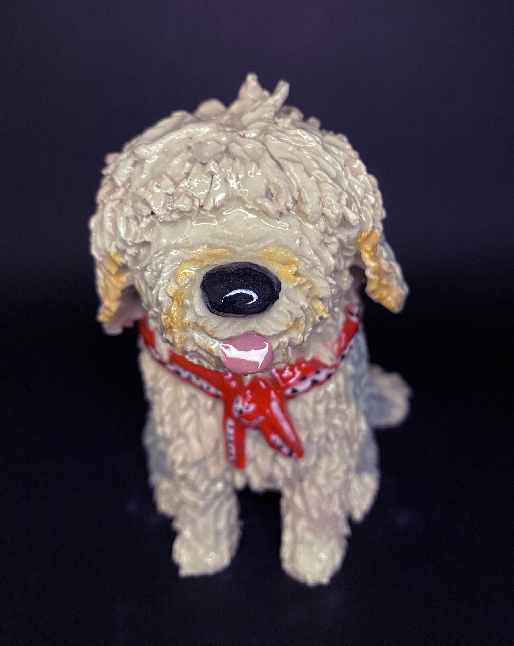 Chien en céramique personnalisable