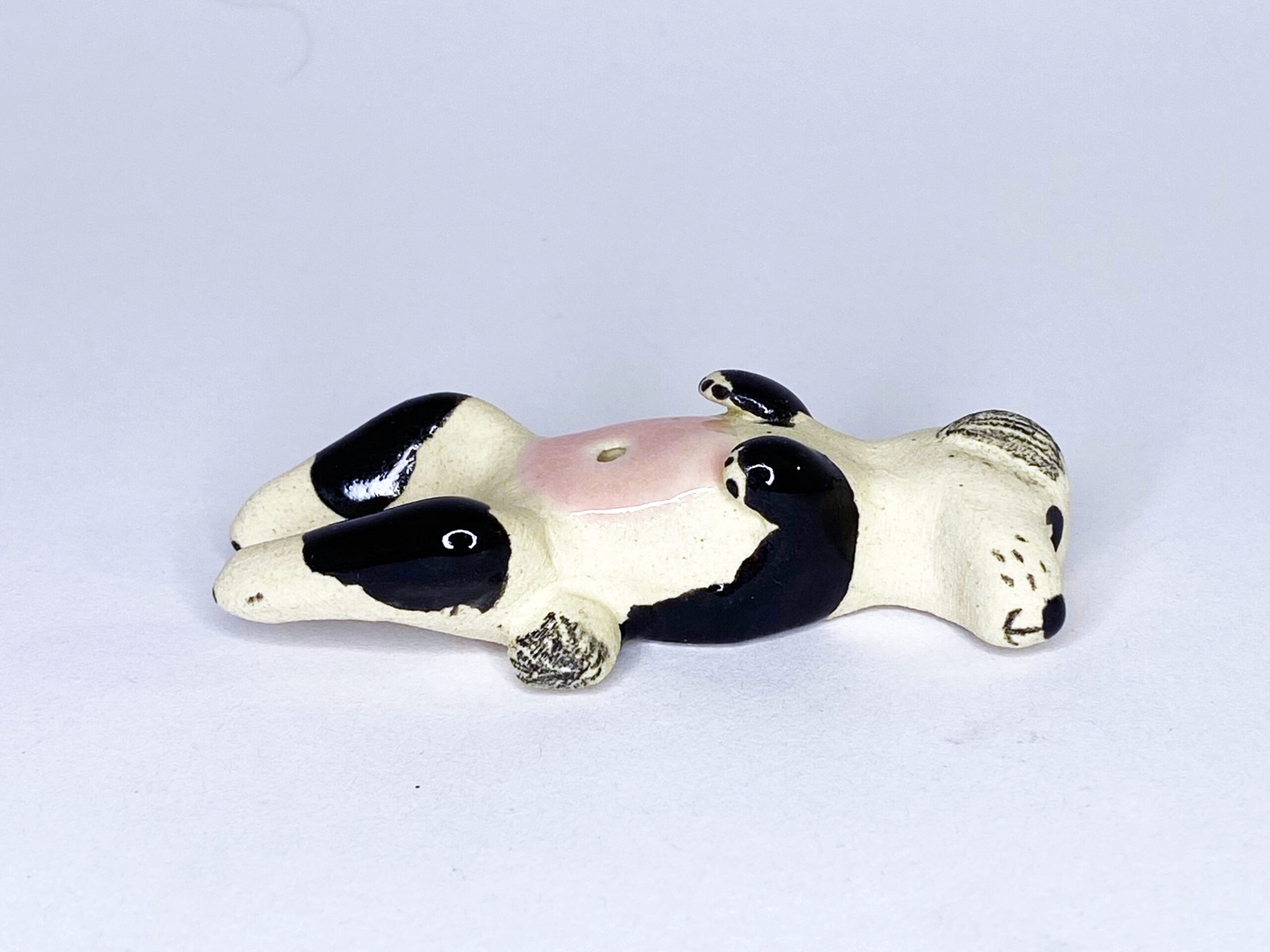 Porte-encens petit chien - tâches noires – Image 2